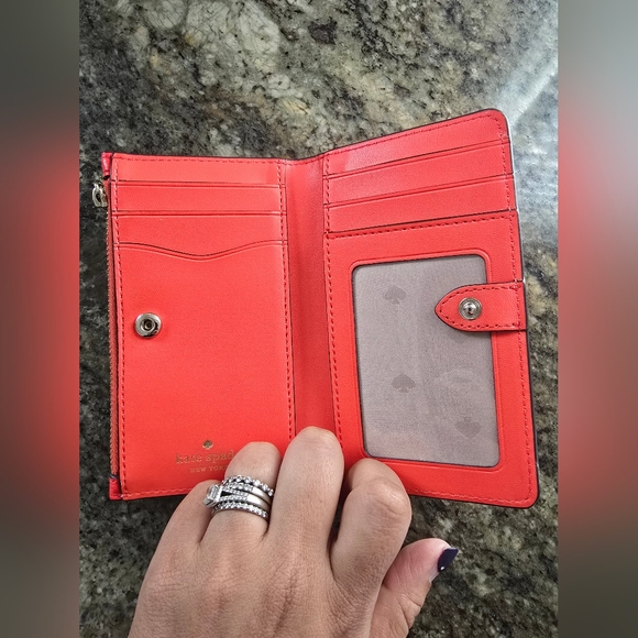 Kate Spade Red Leather Wallet - Picture 2 of 14